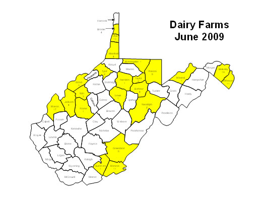 Dairy Farms June 2009