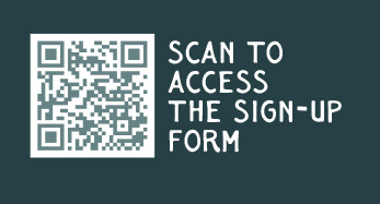 Scan to access the sign-up form