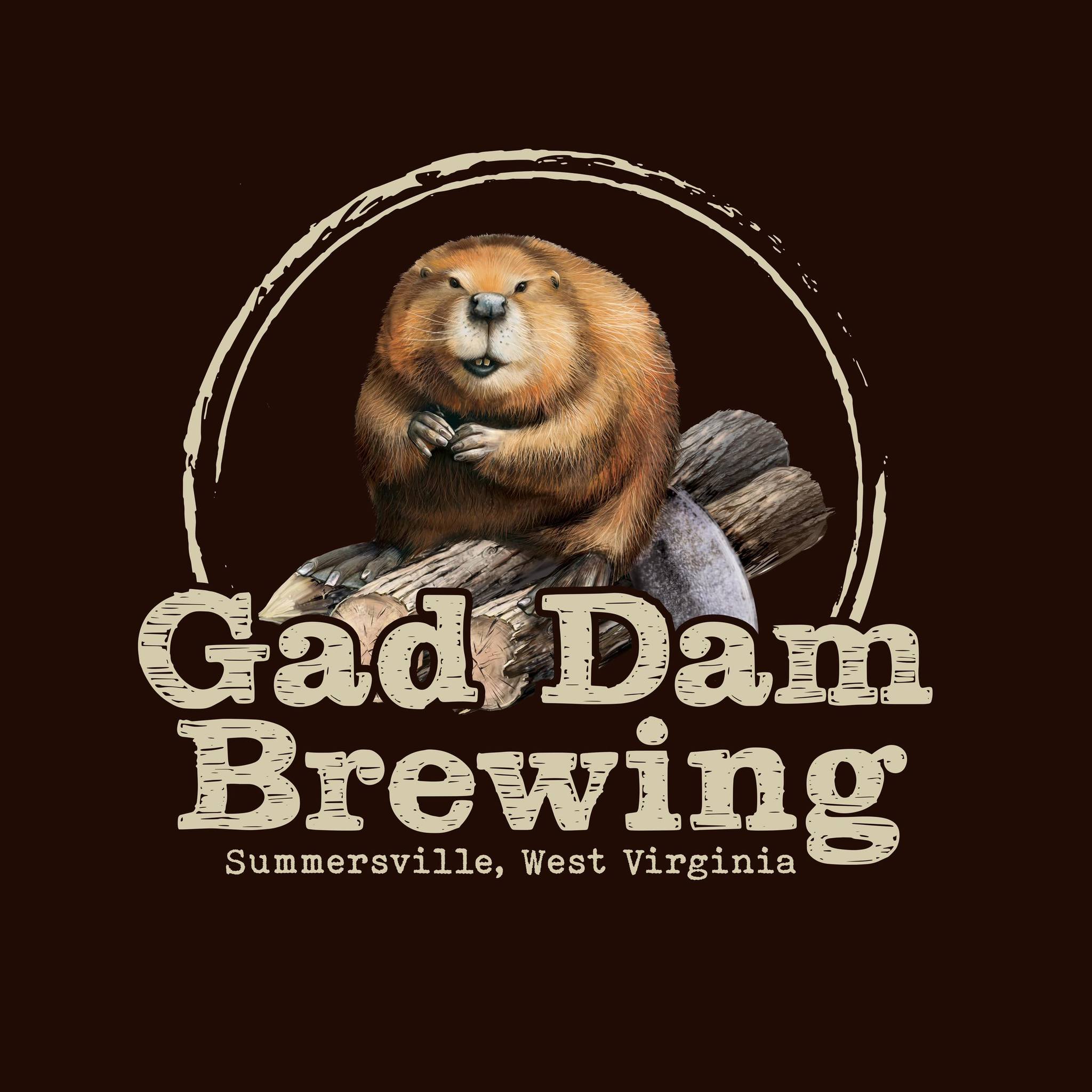 Gad Dam Brewing Logo