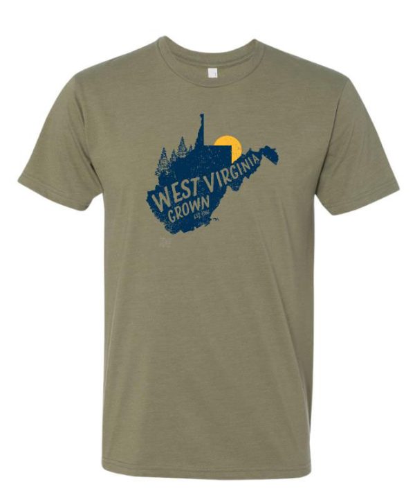 WV Grown State Outline Tee - Image 4