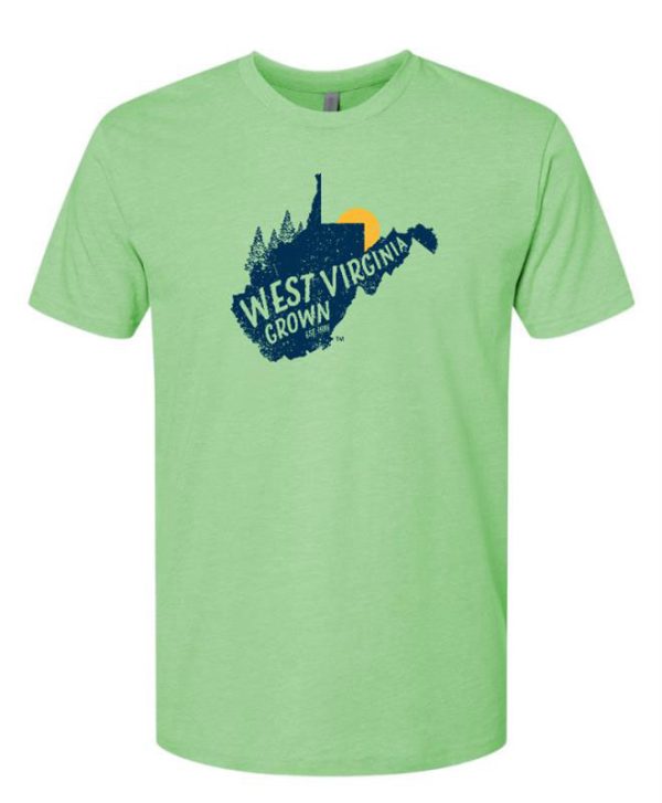 WV Grown State Outline Tee - Image 3